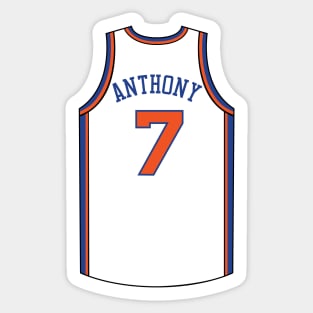 Carmelo Anthony New York Jersey Qiangy Sticker